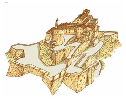 Parador Cardona Übersicht