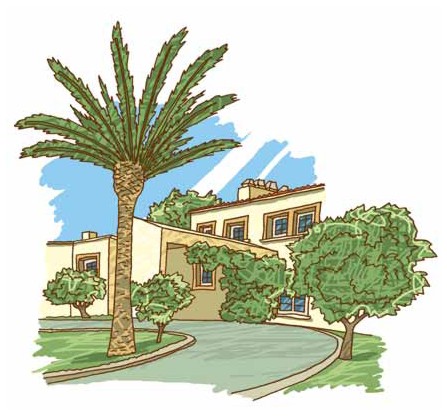 Parador Puerto Lumbreras, die Zufahrt