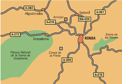 Parador Ronda Lageplan Ronda