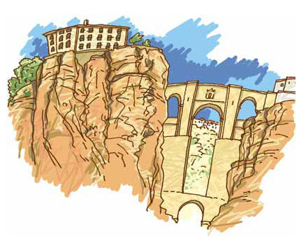 Parador de Ronda Brücke