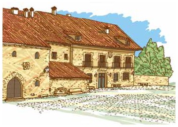 Parador Santillana del Mar mit seinem Hof