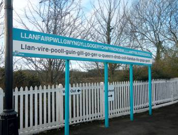 Berühmtester Bahnhof auf Anglesey