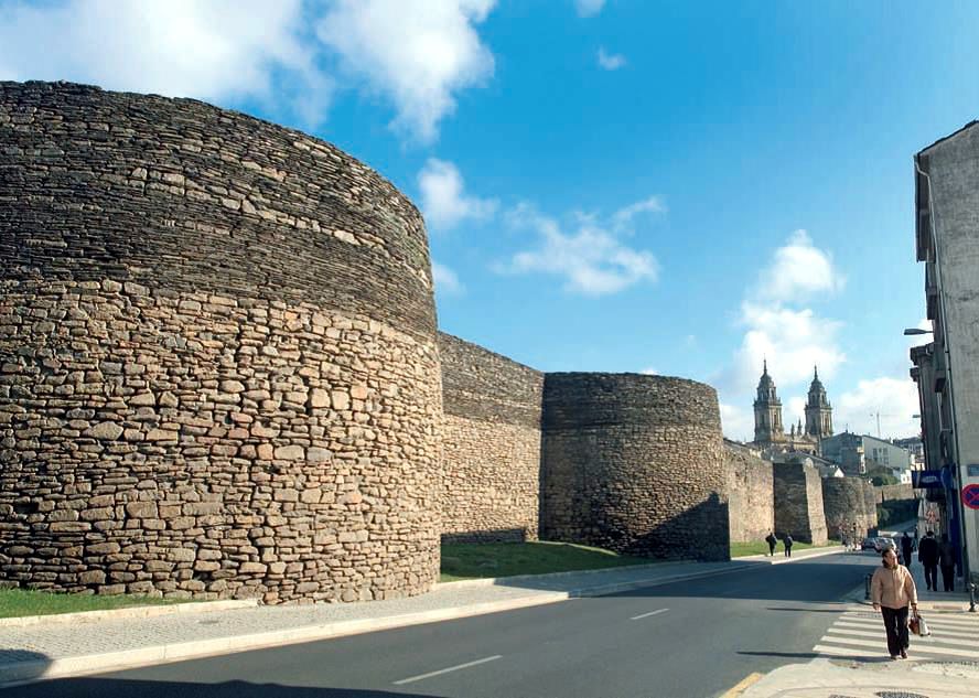 Römische Stadtmauer in Lugo