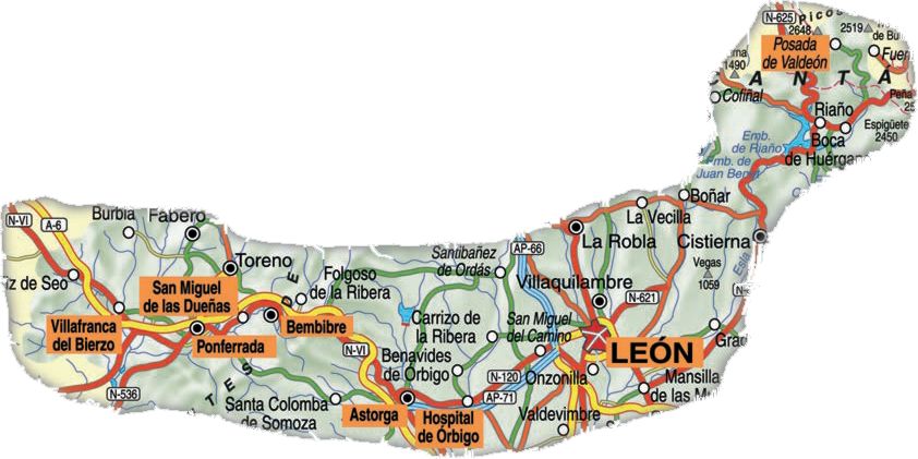 Route León - Der Jakobsweg